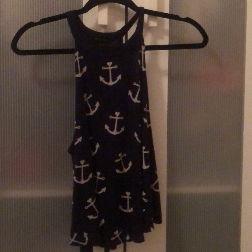 Navy blue top